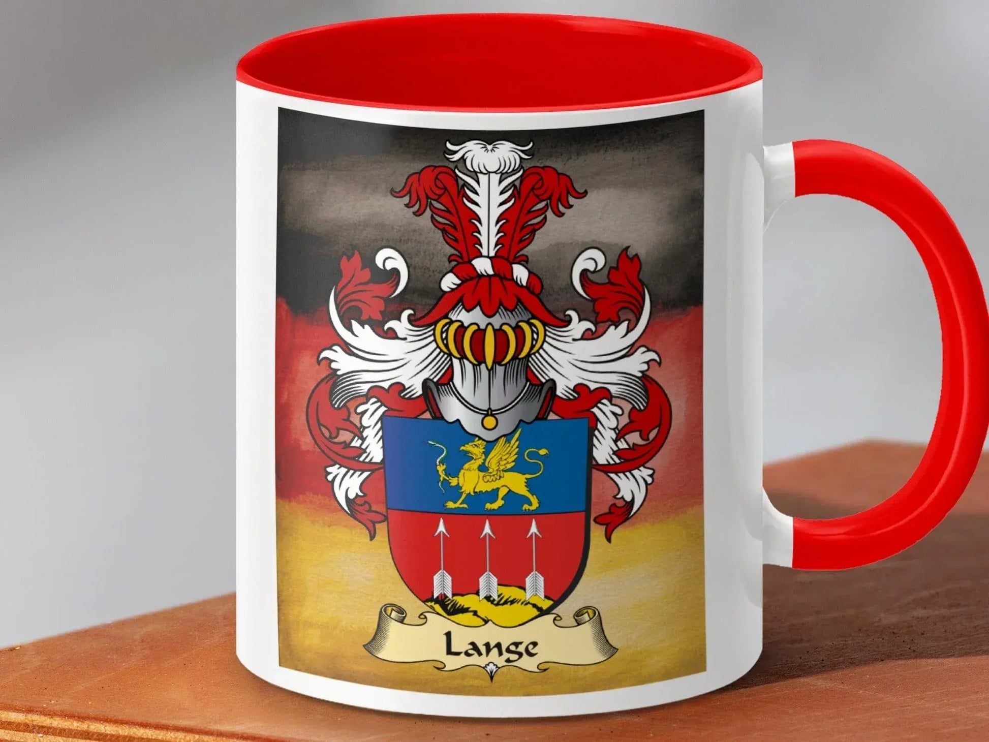 German Family Crest Coat of Arms Custom Mug product