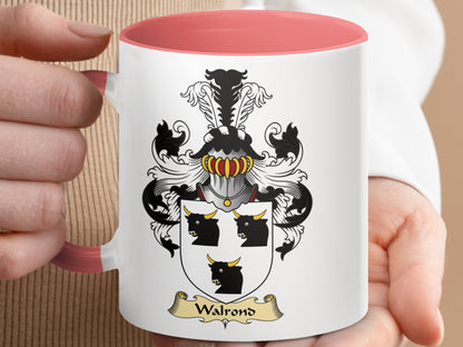 Clan Walron Scottish Coat of Arms Mug - Living Stone Gifts