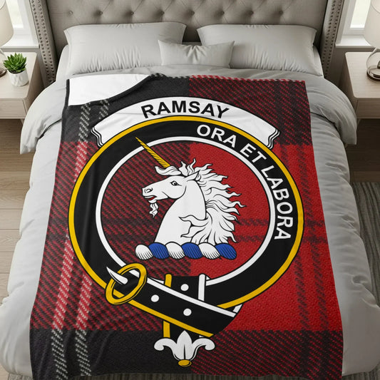 Ramsay Clan Tartan Plaid Scottish Blanket product