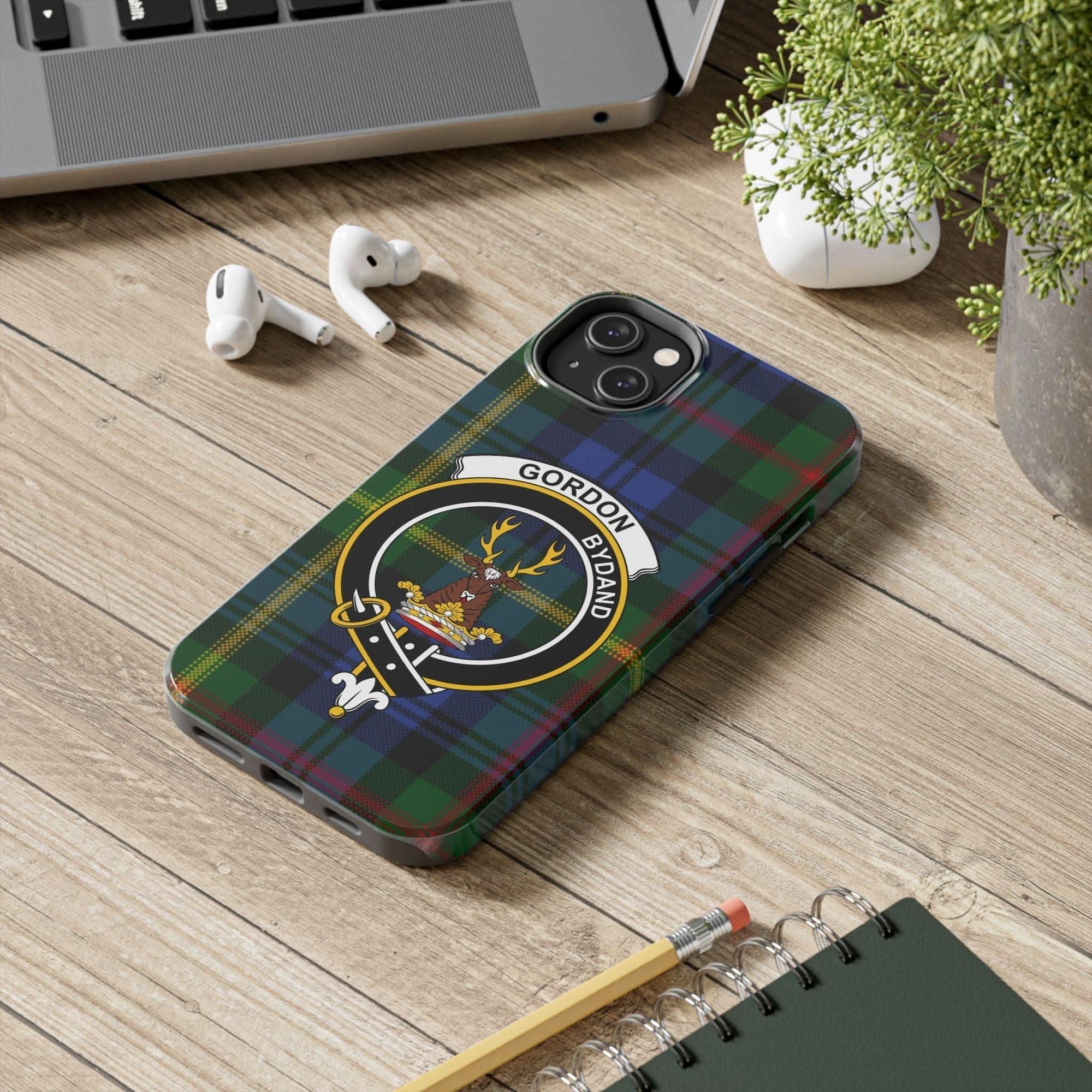 Gordon Clan Scottish Tartan Cell Phone Case - Celtic Ancestry Gifts