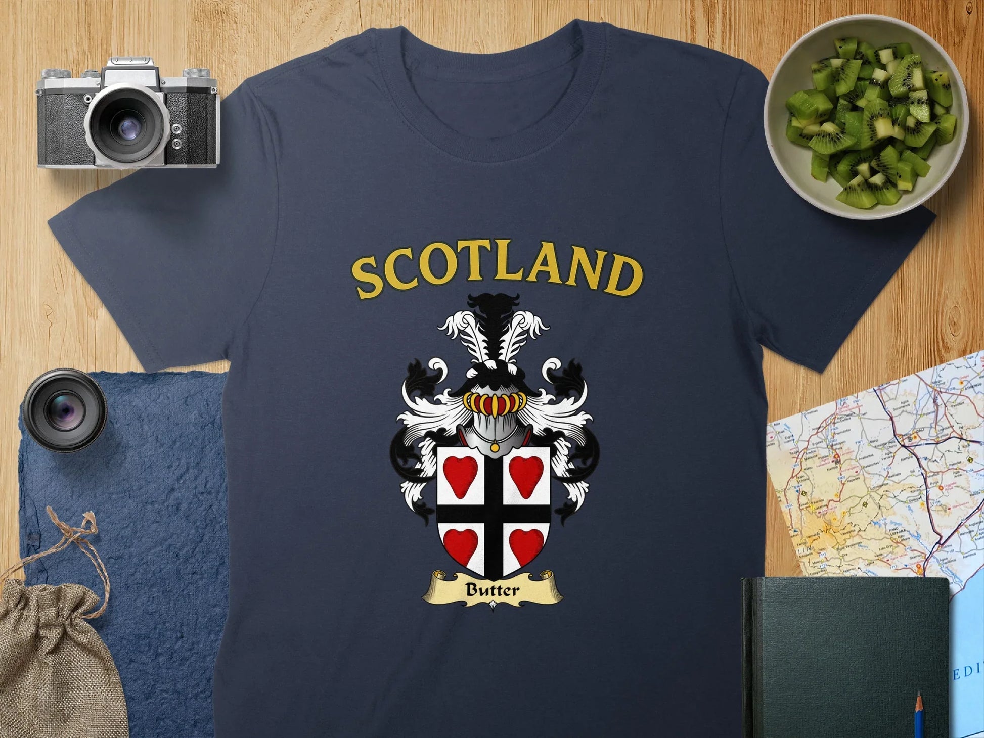 Scotland Family Crest Graphic Design T-Shirt product