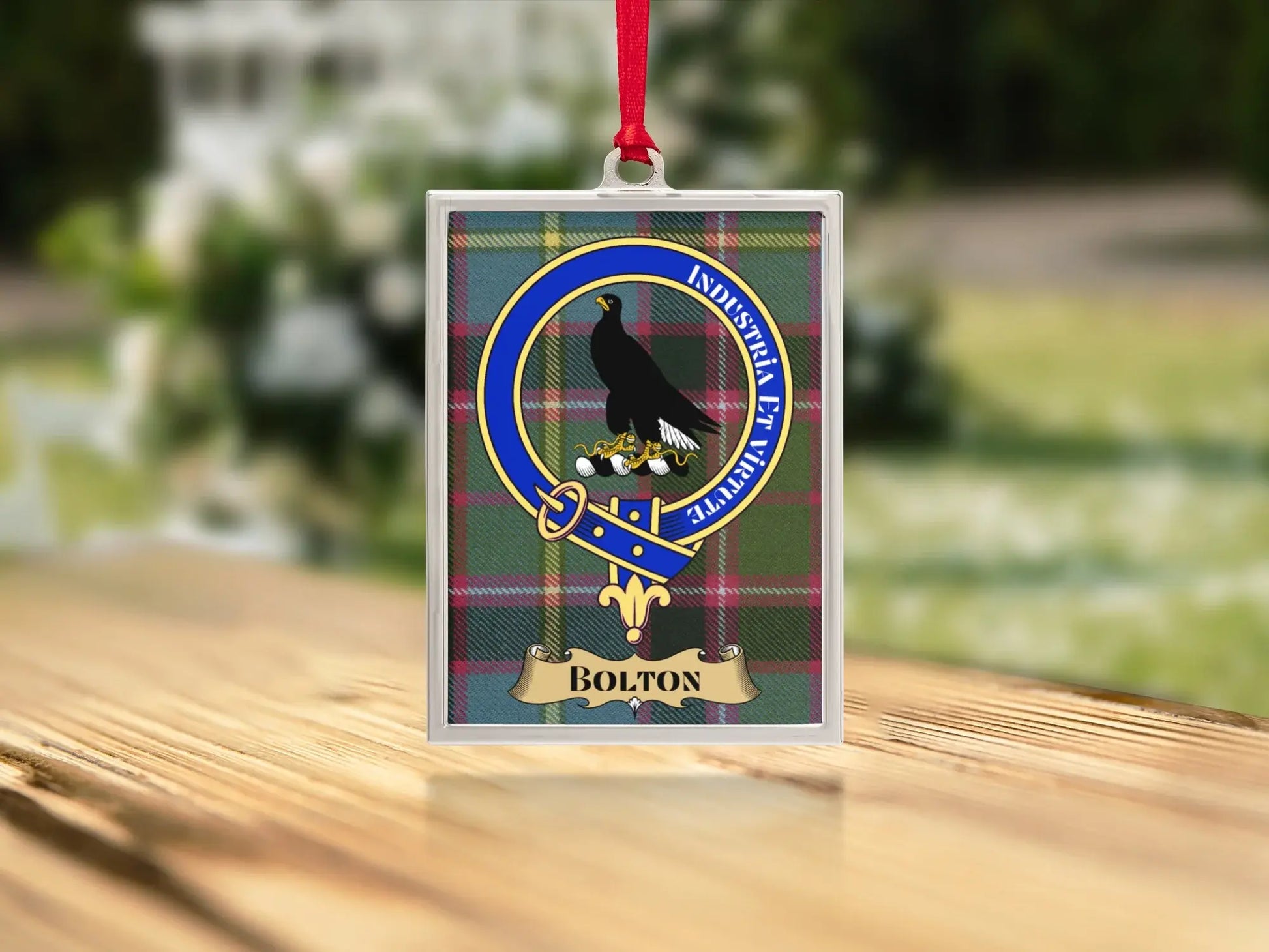 Customized Bolton Family Crest Plaque product