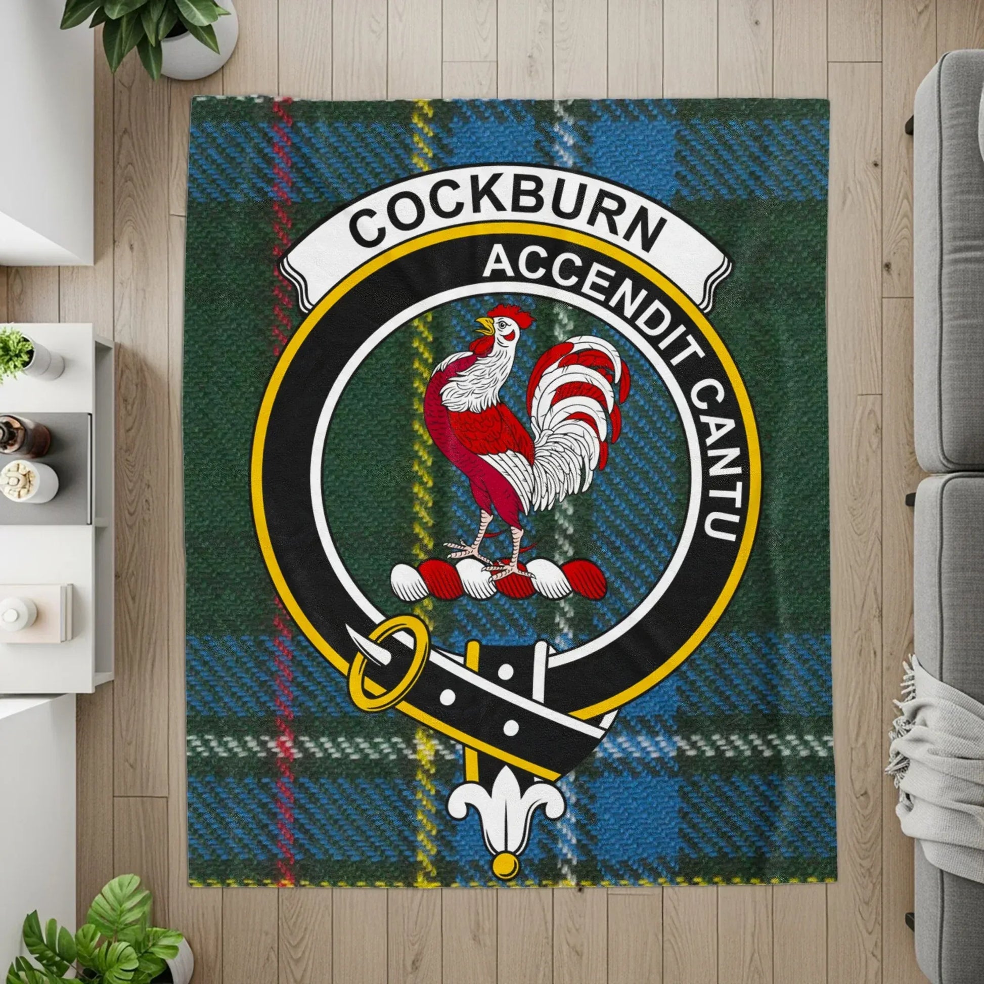 Cockburn Accendit Cantu Tartan Blanket product
