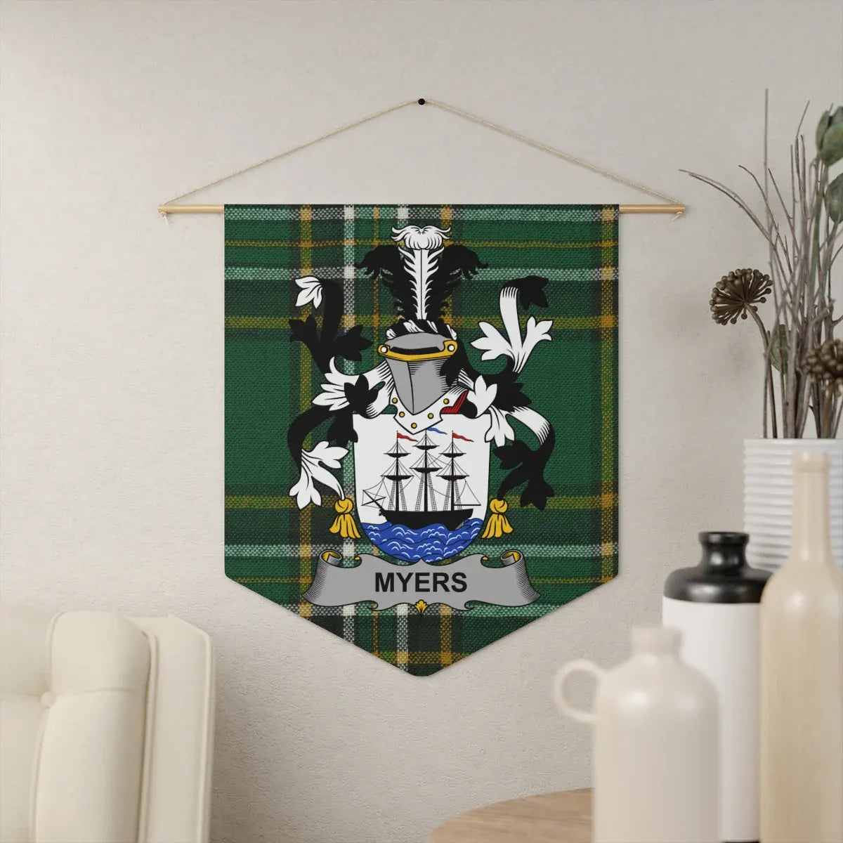 Personalised Myers Family Crest Wall Hanging product