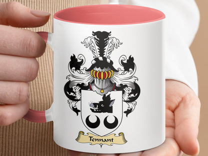 Clan Tennant Scottish Coat of Arms Mug - Living Stone Gifts