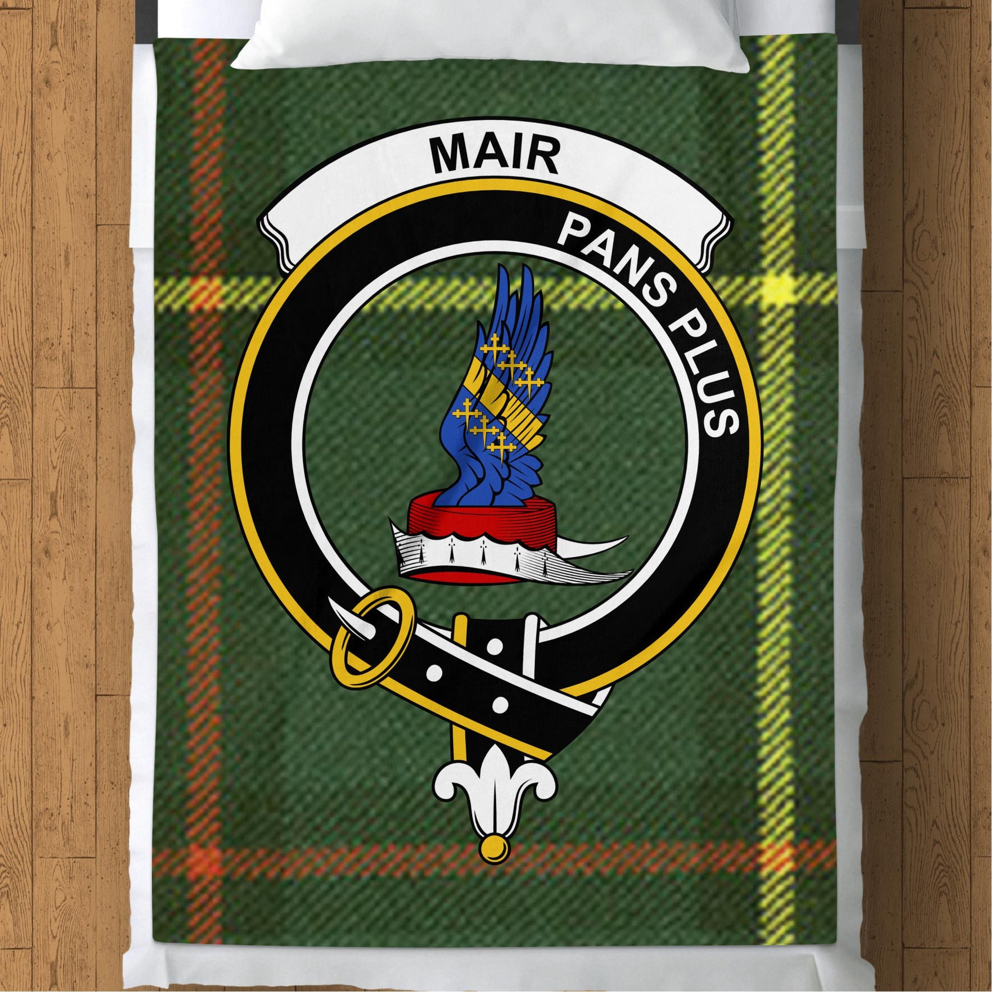 Scottish Clan Mair Plaid Highland Tradition Blanket - Living Stone Gifts