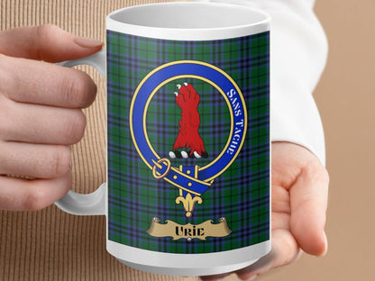 Scottish Clan Urie Plaid Emblem Coffee Mug product