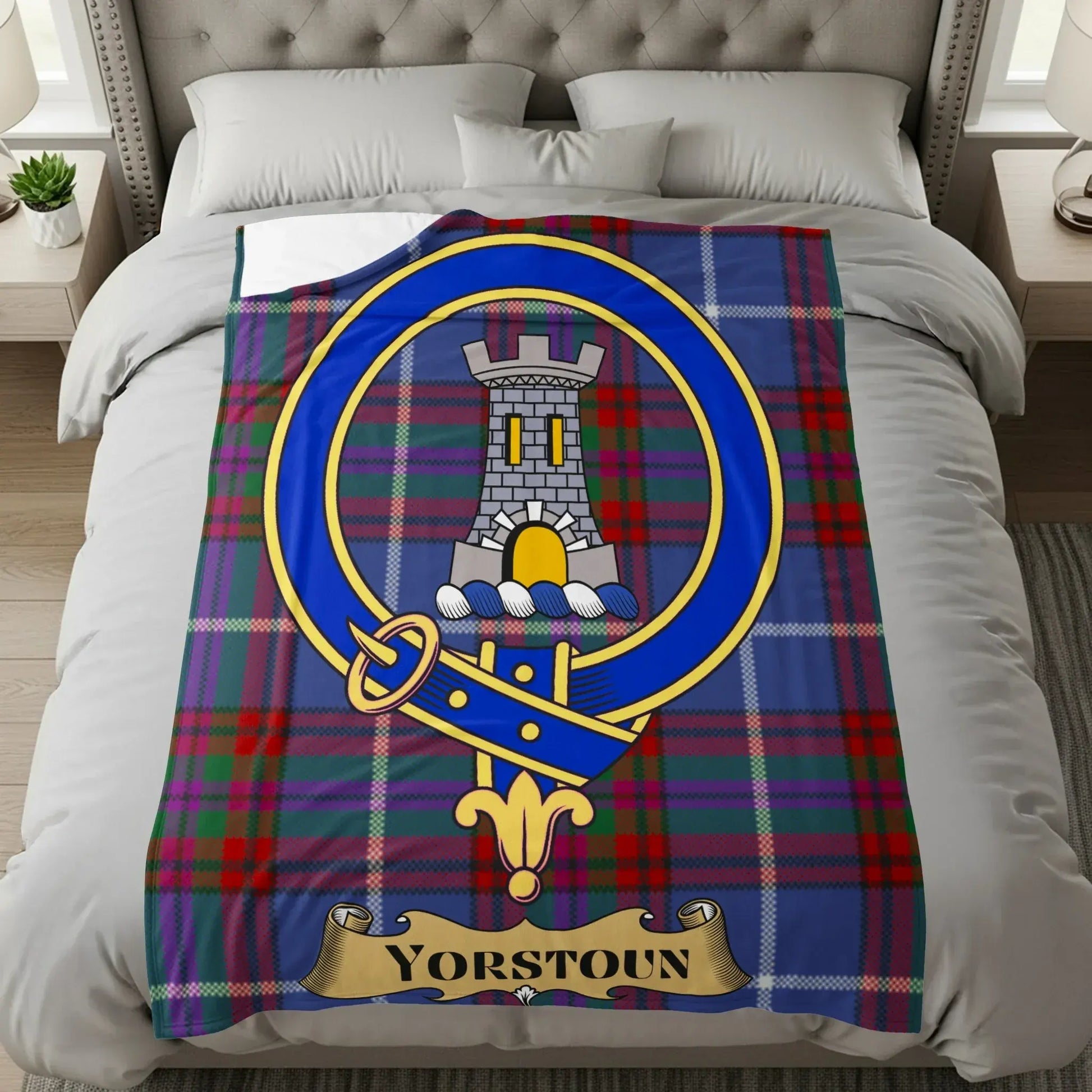 Scottish Tartan Plaid Patterned Blanket product