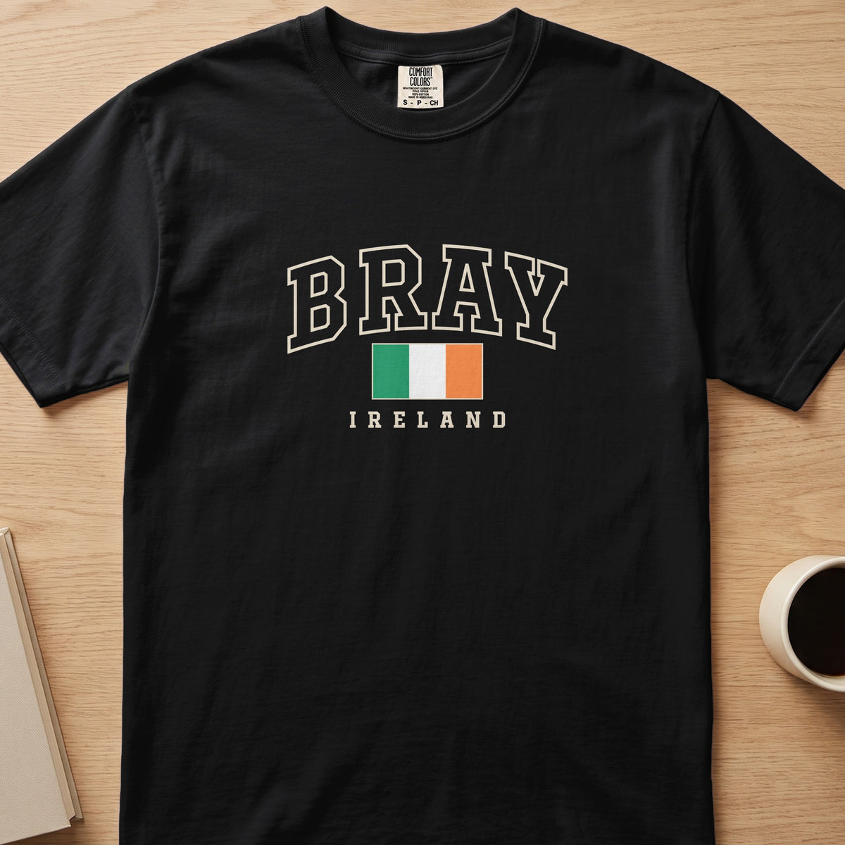 Bray Ireland T-shirt in Black