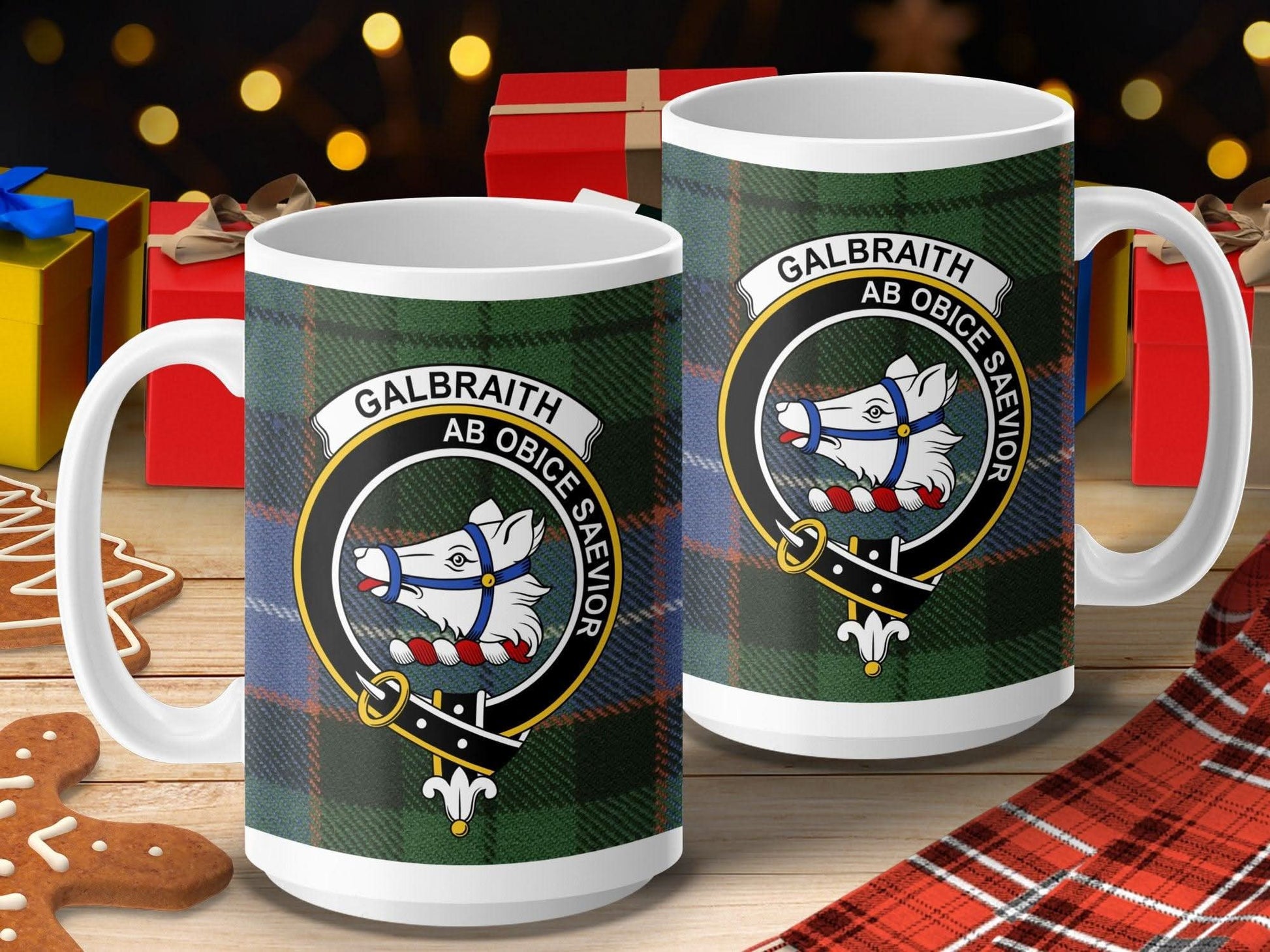 Galbraith Ab Obice Saevior Clan Crest Mug product
