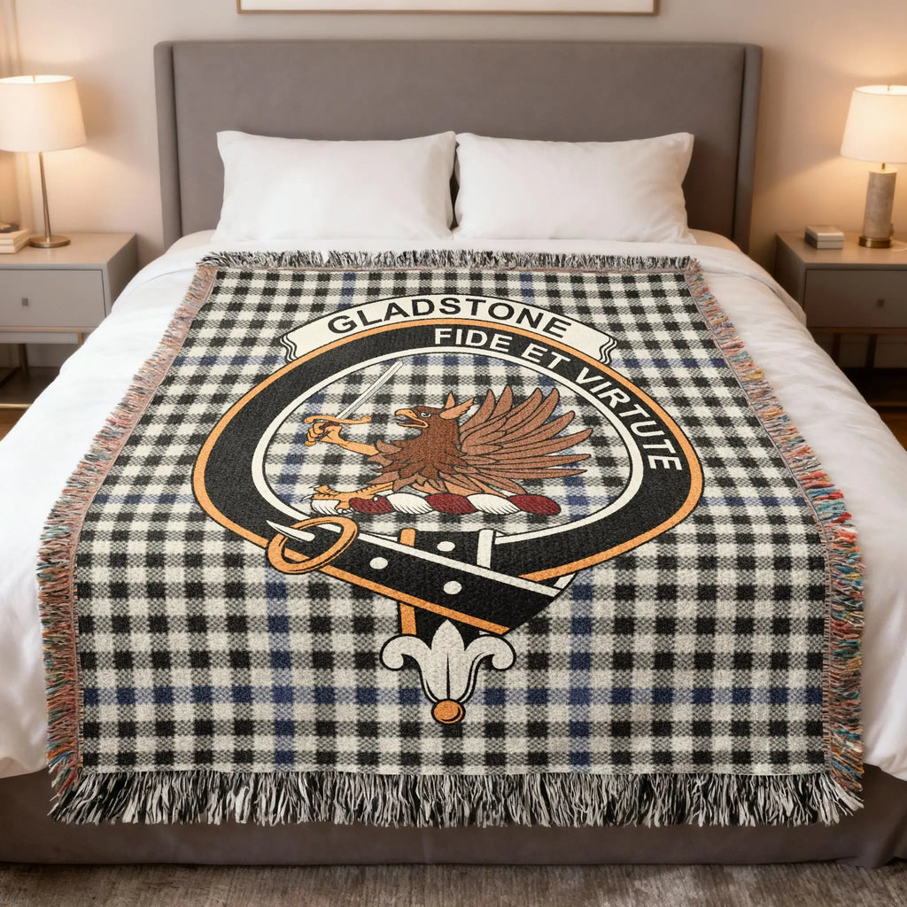 Gladstone Fide Et Virtute Crest Blanket Product