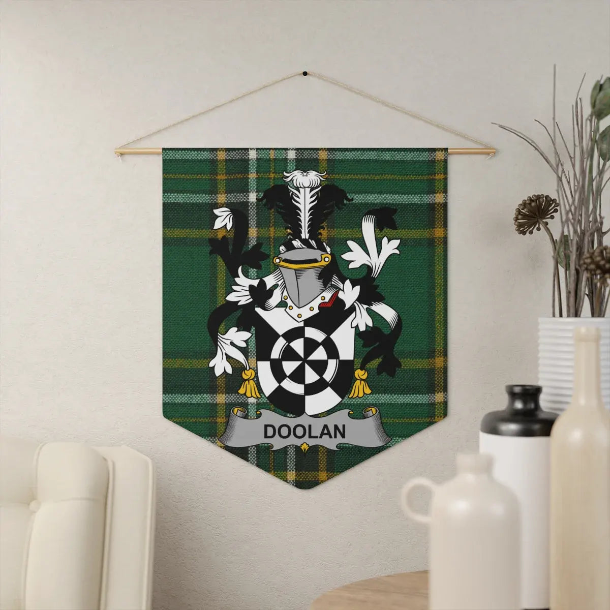 Family Crest Coat of Arms Doolan Wall Hanging product