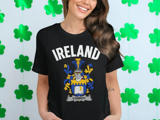 Ireland Conroy Crest Design T-Shirt product type