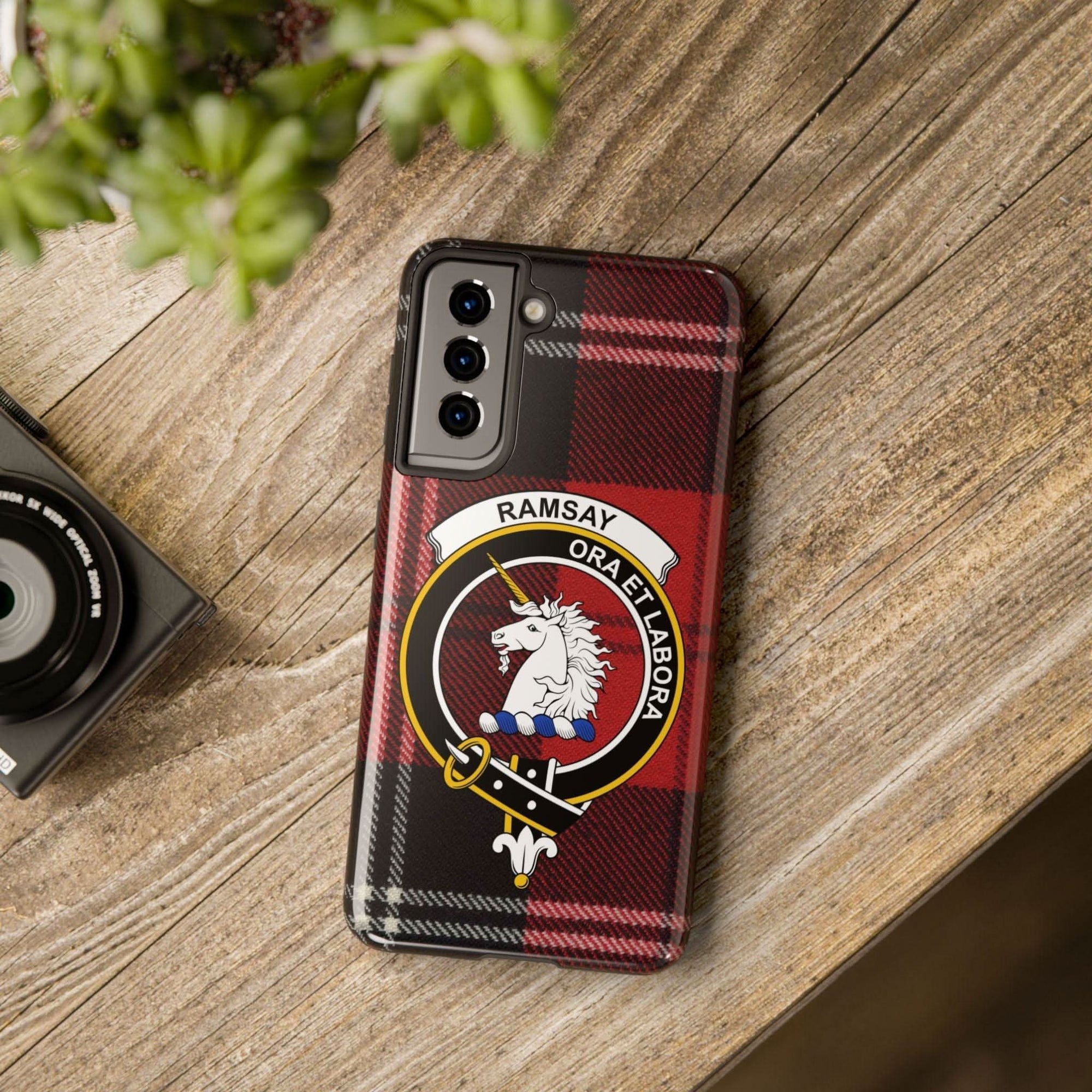 Ramsay Clan Scottish Tartan Cell Phone Case - Celtic Ancestry Gifts