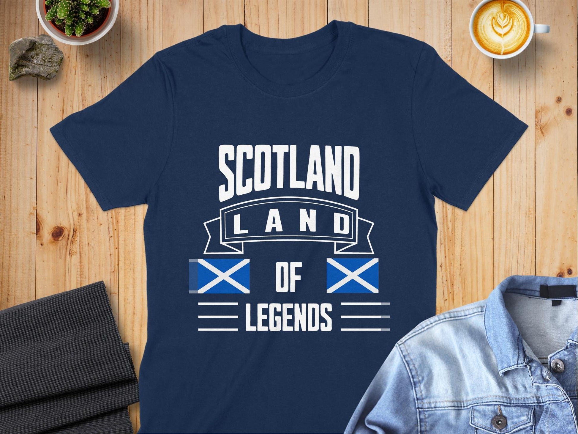 Scotland Land of Legends Stylish Graphic T-Shirt - Living Stone Gifts