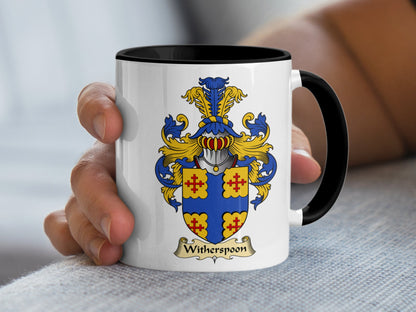 Clan Witherspoon Scottish Coat of Arms Mug - Living Stone Gifts