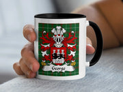 George Welsh Family Crest Mug | Welsh Heritage Gift