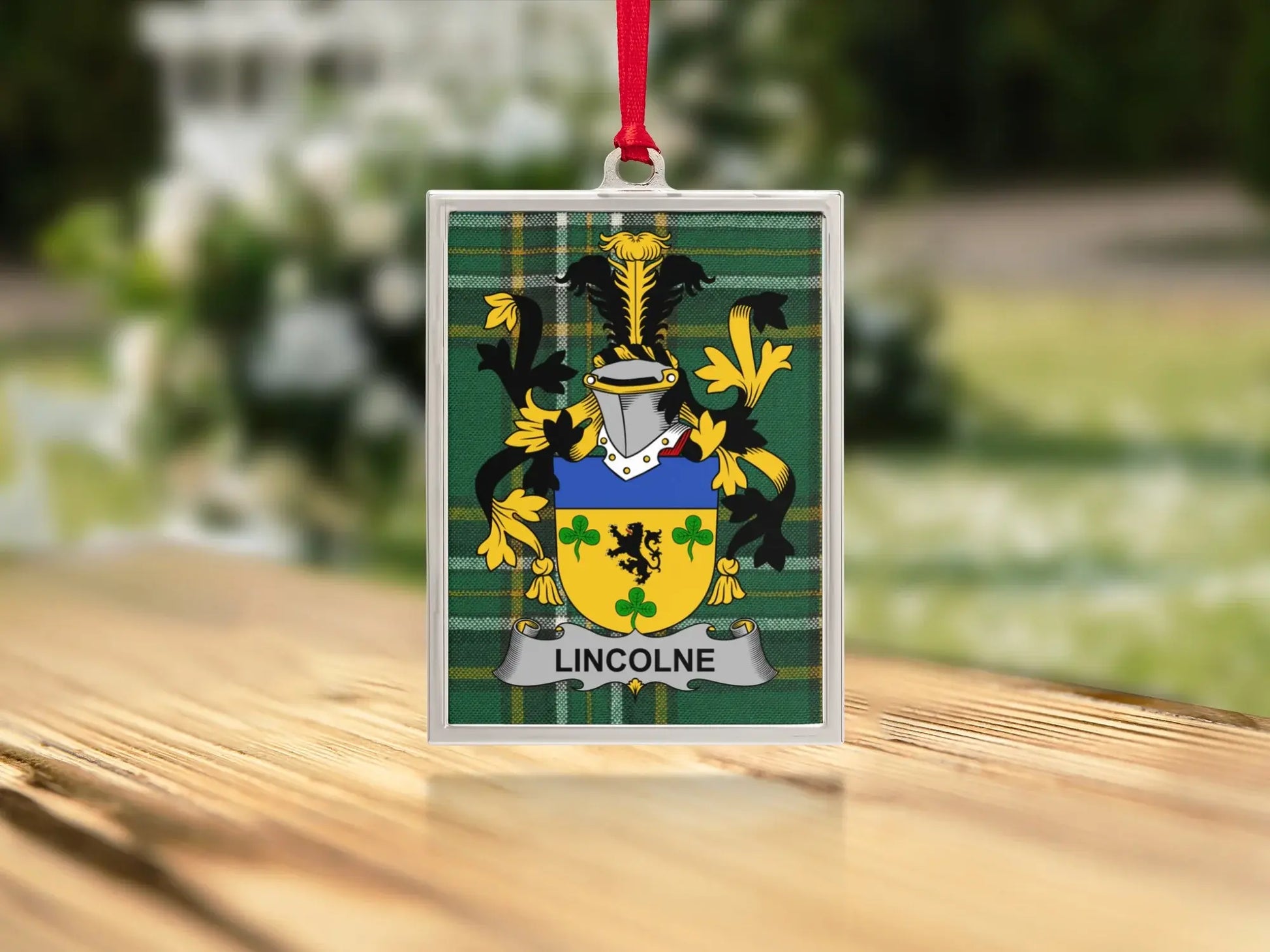Lincolne Family Crest Ornament Acrylic Rectangle product