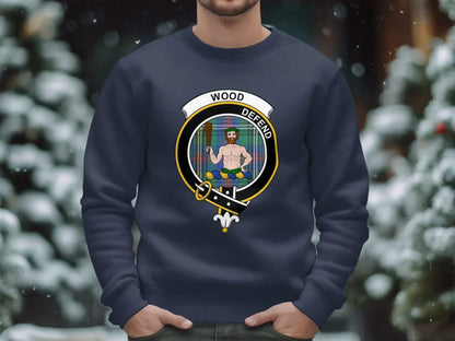 Wood Defend Crest Design Printed Sweatshirt product