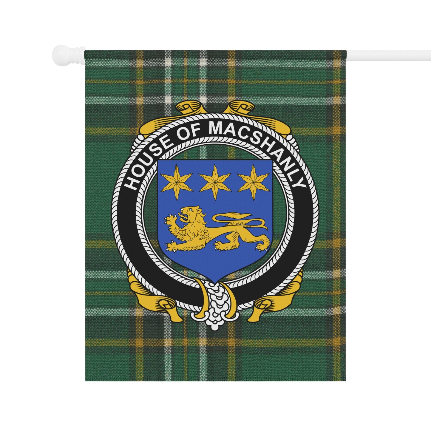 House of MacShanly Plaid Decorative Home Flag