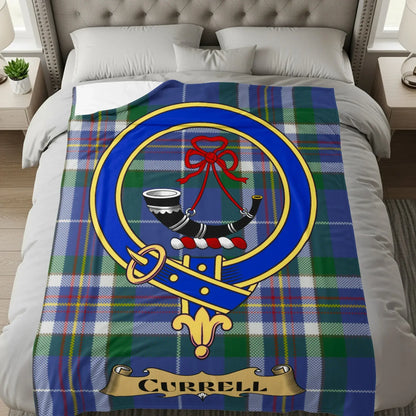 Currell Family Crest Tartan Plaid Blanket product