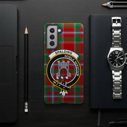 Spalding Nobile Servitium Tartan Design Phone Case