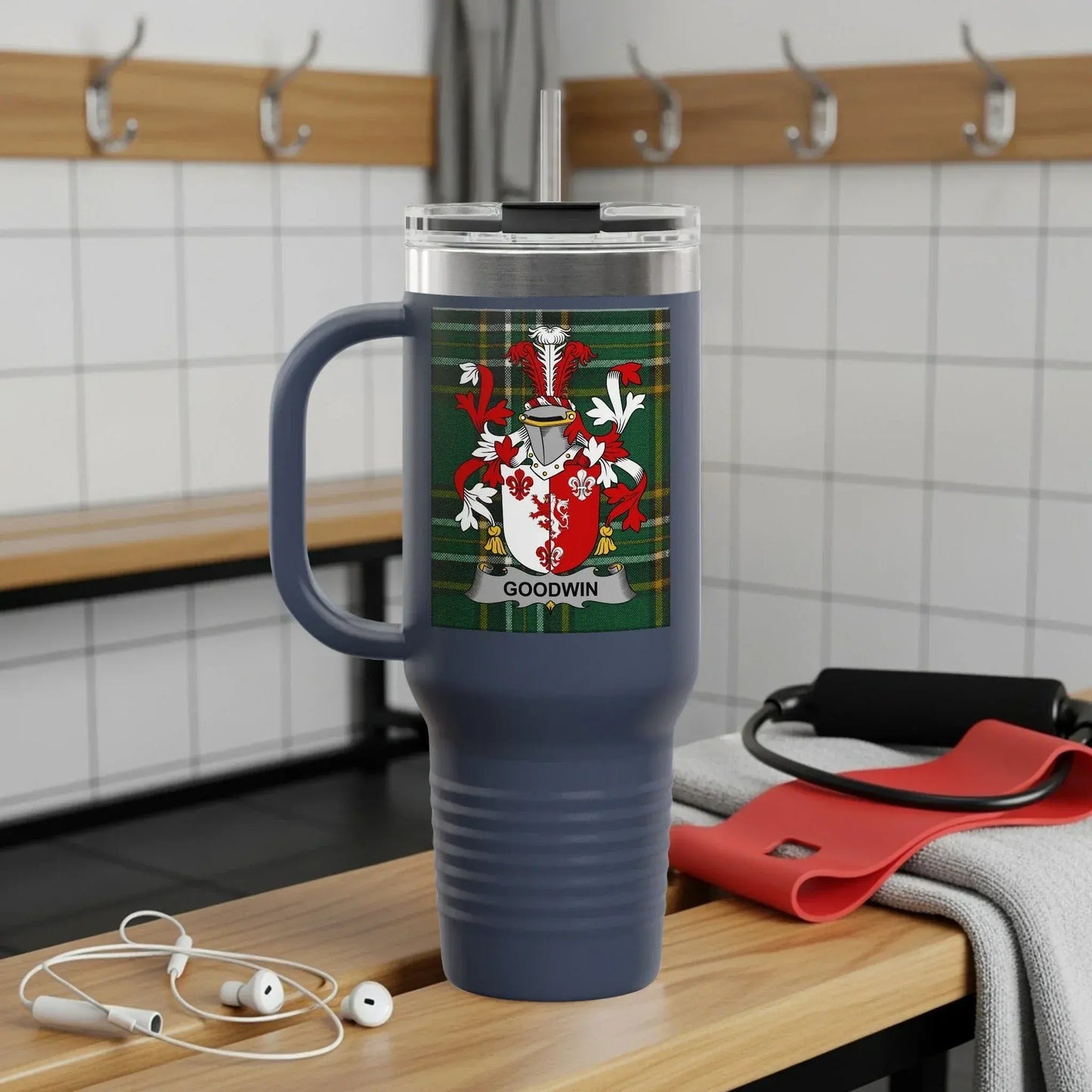Customized Goodwin Crest Tumbler Insulated Drinkware product