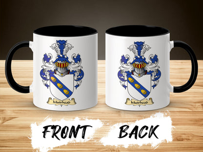 Scottish Clan Muirhead Surname Coat of Arms Mug - Living Stone Gifts