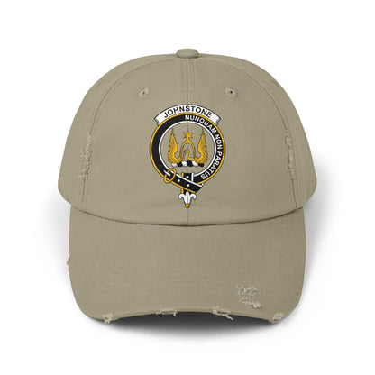 Johnstone Clan Crest Distressed Baseball Cap - Celtic Ancestry Gifts