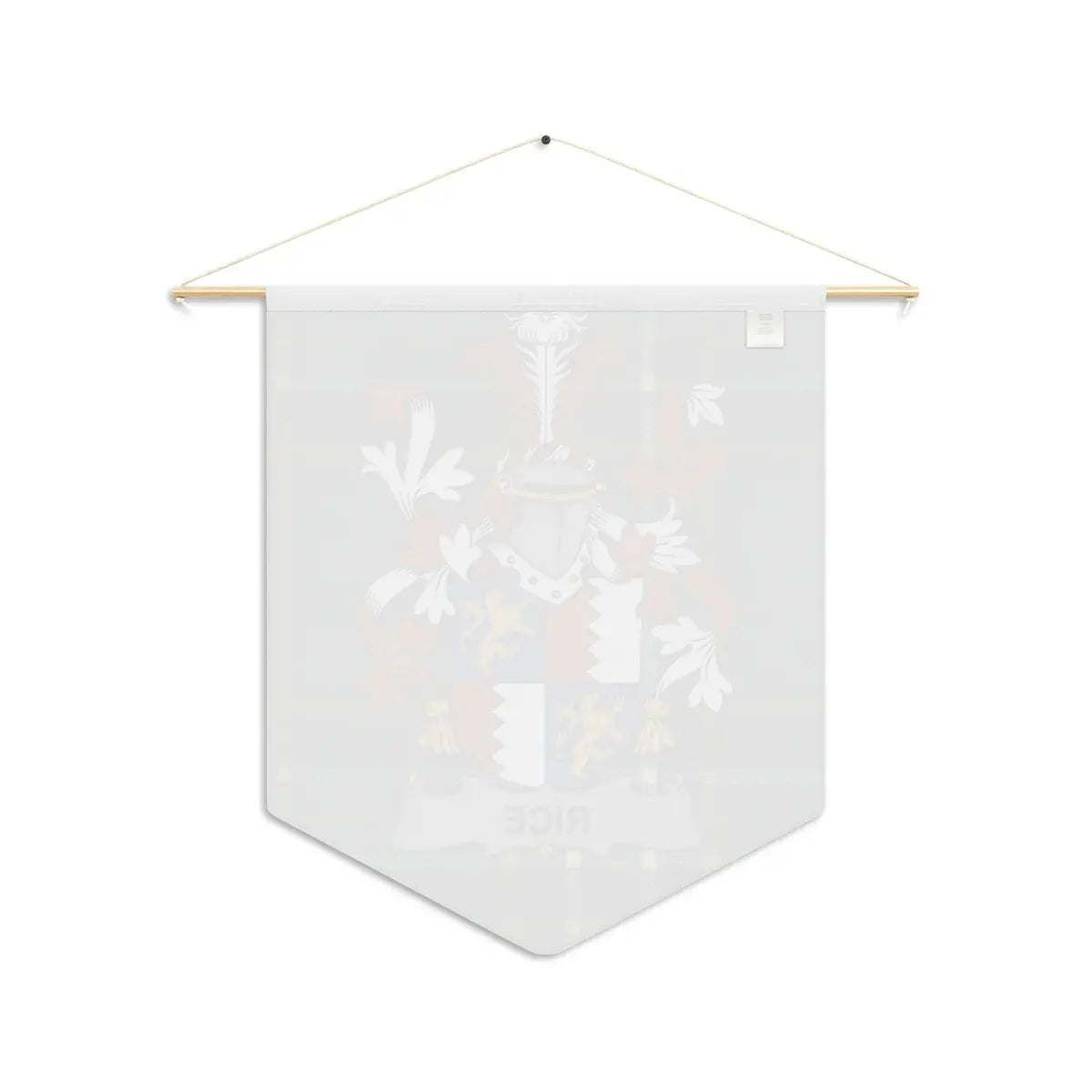 Personalized Family Crest Narrow Vertical Banner product