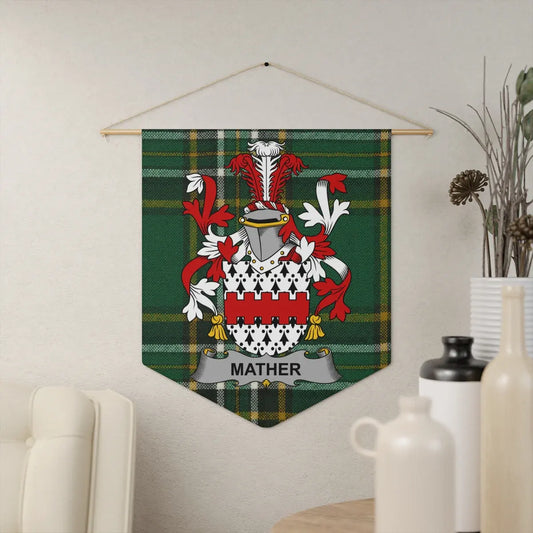Mather Family Crest Tapestry Wall Hanging Decor product