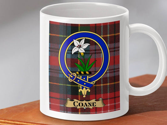 Coane Clan Crest Plaid Coffee Mug Gift product type