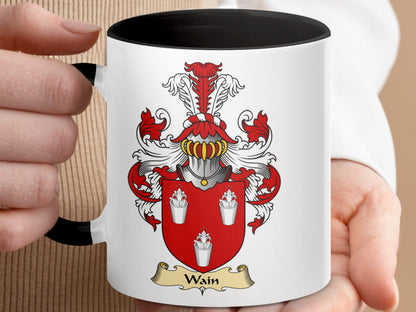 Clan Wain Scottish Coat of Arms Mug - Living Stone Gifts