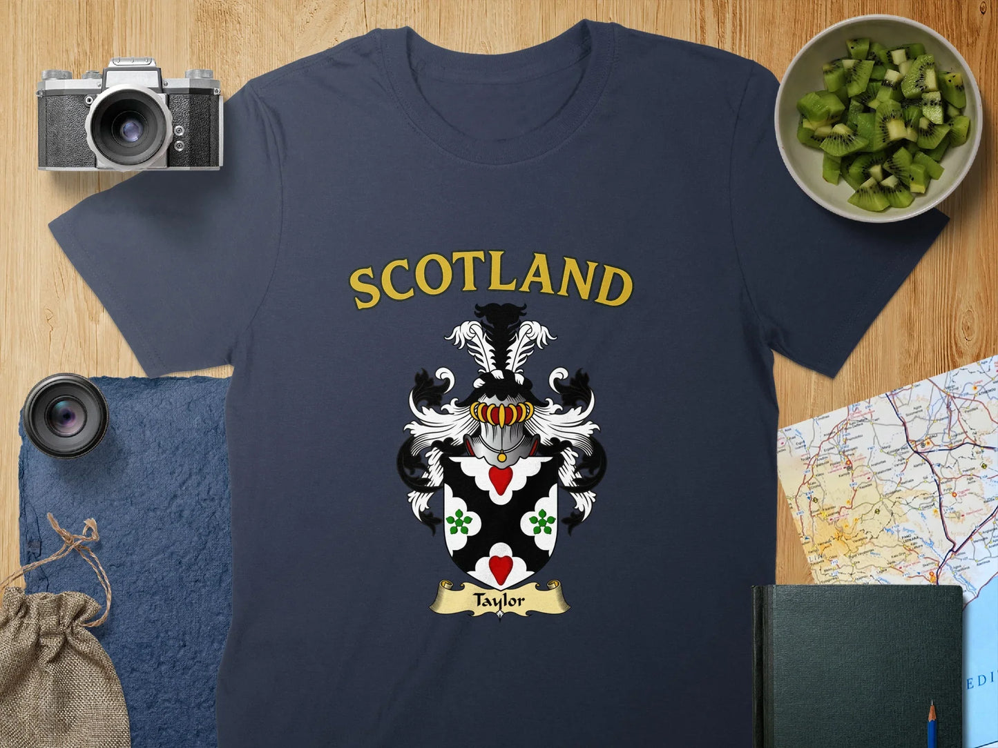 Scotland Coat of Arms Taylor Family T-shirt product type