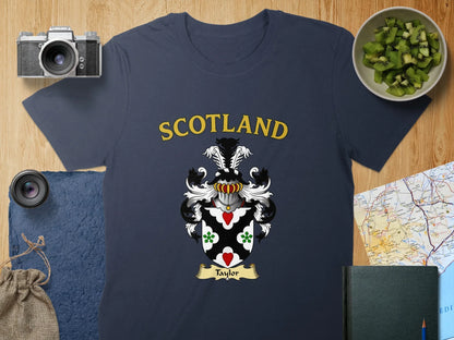 Scotland Coat of Arms Taylor Family T-shirt product type