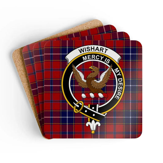 Wishart Mercy Is My Desire Tartan Coaster product type