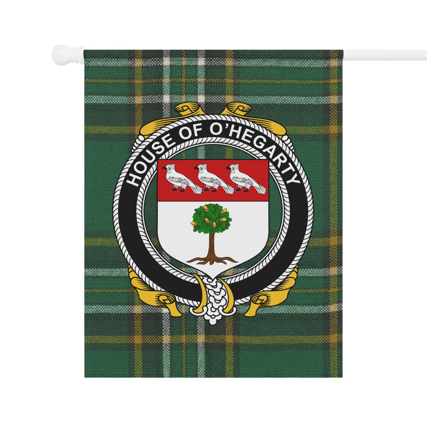 House of O'Hegarty Crest Plaid Flag product