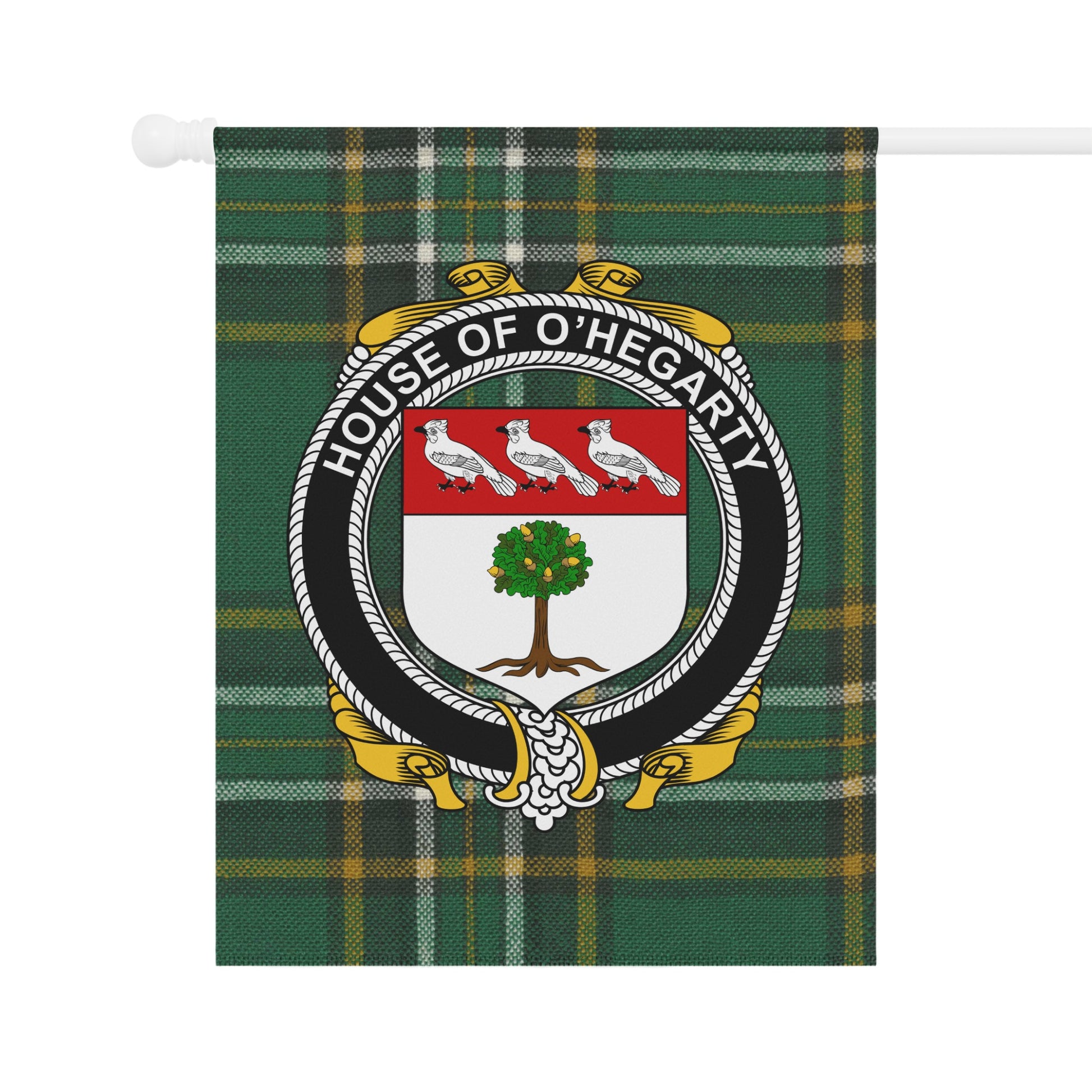 House of O'Hegarty Crest Plaid Flag product