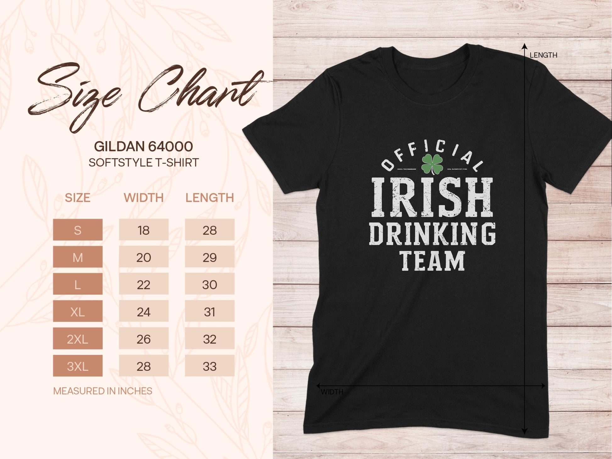 Official Irish Drinking Team Graphic Logo T-shirt - Celtic Ancestry Gifts