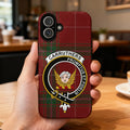 Carruthers Promptus Et Fidelis Tartan Phone Case