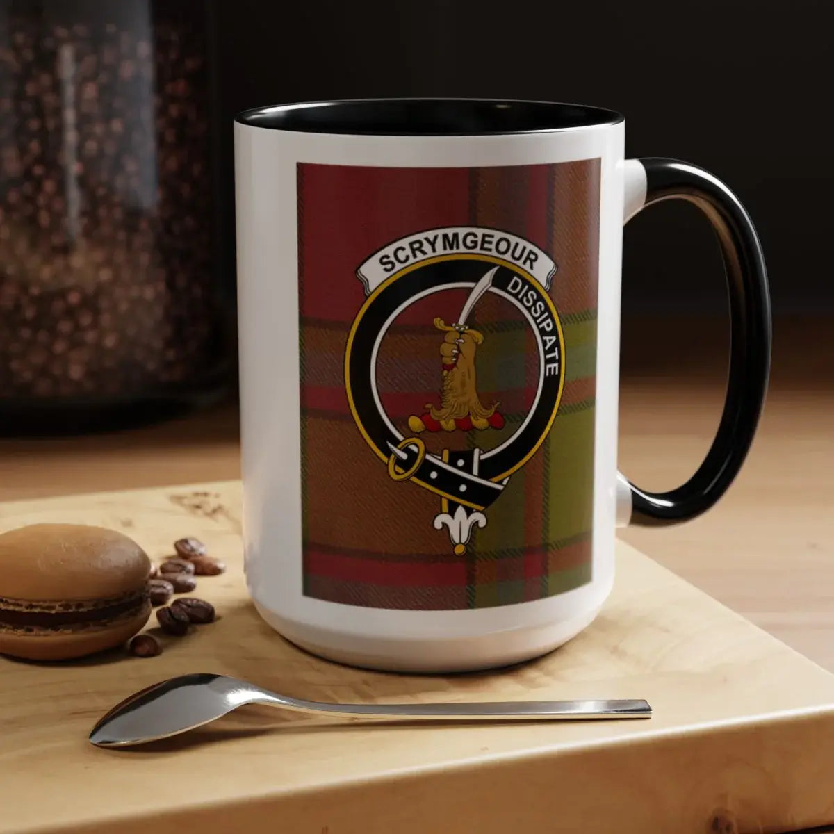 Scrymgeour Dissipate Crest Emblem Coffee Mug