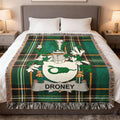 Droney Crest Green Plaid Fringed product type