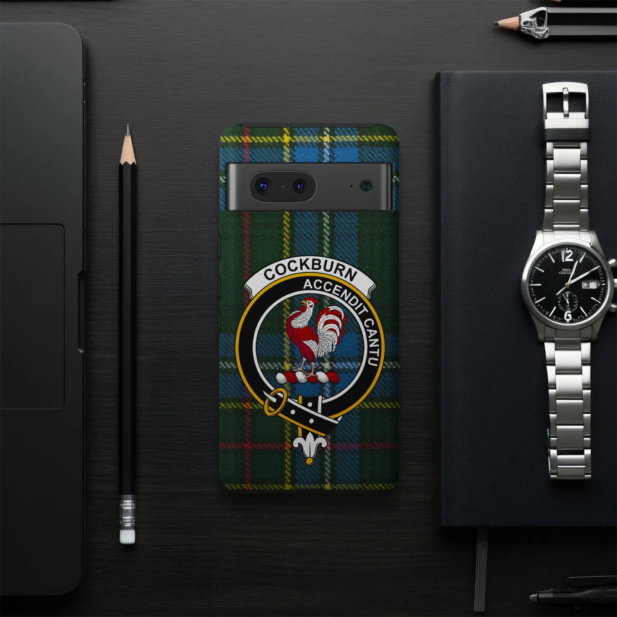 Cockburn Accendit Cantu Crest Design Smartphone Case