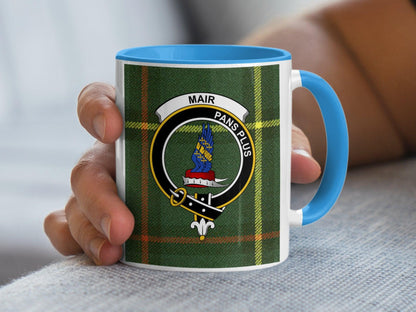 Mair Clan Crest Scottish Tartan Coffee Mug - Living Stone Gifts