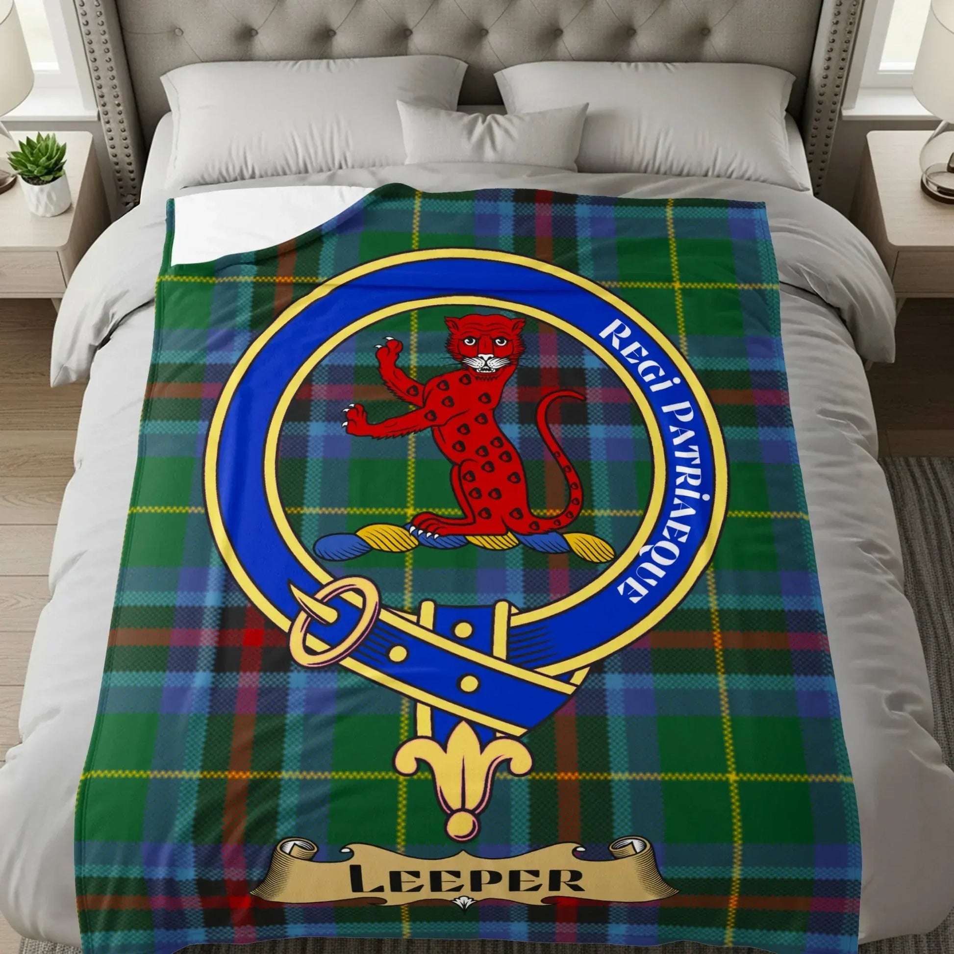 Reggi Darroche Leeper Tartan Blanket Bedding product