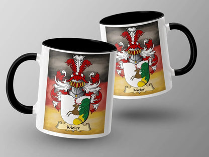 Vibrant Coat of Arms Meier Family Crest Mug product