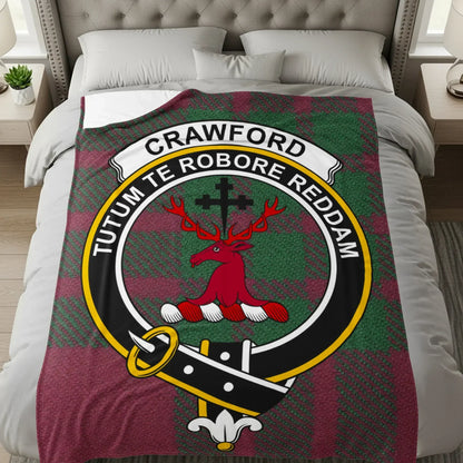 Crawford Tartan Family Crest Blanket product