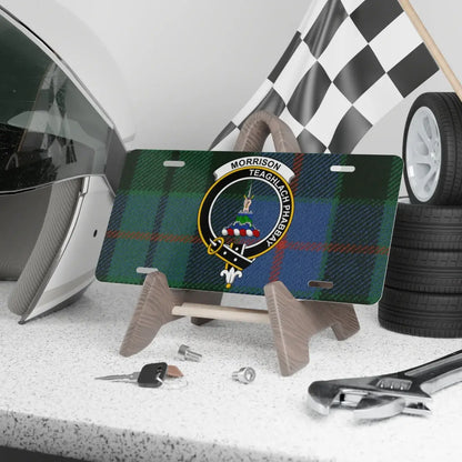 Morrison Teachg Tartan Patterned License Plate product