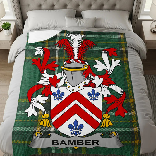 Custom Family Crest Bamber Blanket product type
