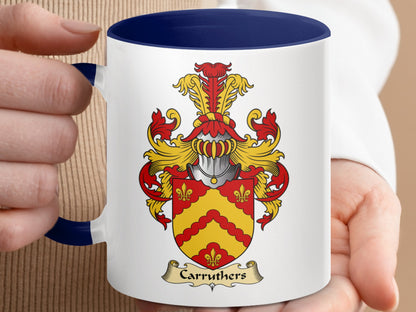 Carruthers Scottish Clan Coat of Arms Coffee Mug - Living Stone Gifts